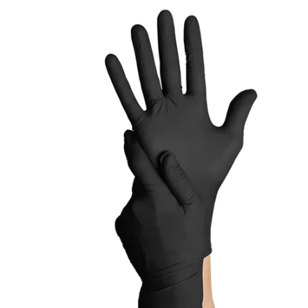 black nitrile gloves